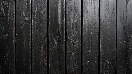 Obraz premium Wooden textured black planks board wall pattern hardwood rustic background