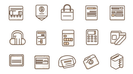 Payment wallet line icons. Set of Accept money transfer, Pay with Phone and Credit card by mail icons. Online payment, Dollar exchange and Fast money send. Private pay, Cash and Wallet. Vector
