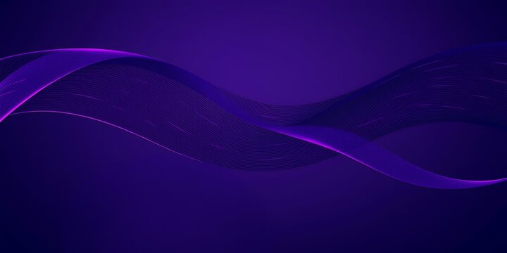 Abstract purple wave on a deep blue background.