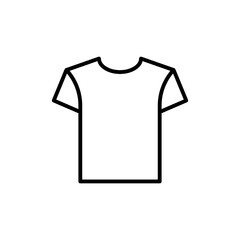 Outline t shirt icon