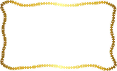 Rectangle Vintage Frame horizontal round circular graphic design artistic Gold picture frame luxury golden frame gold border vector royals framework decoration decorative element white background 