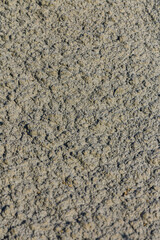 the remains of hardened concrete at a construction site as a background