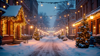 Isolated empty Christmas background for your text