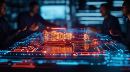 A man is holding a cell phone and looking at the screen