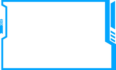 Obraz premium Futuristic Border Frame