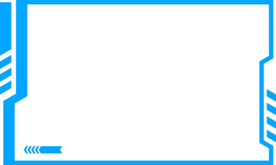 Obraz premium Futuristic Border Frame