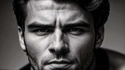 face, handsome, model, male