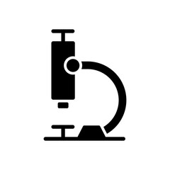 Laboratory microscope icon