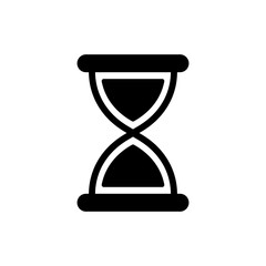 Glyph hourglass silhouette