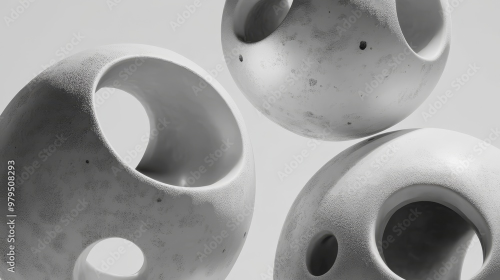Poster a white 3d wave abstract background rendered with copy-space.