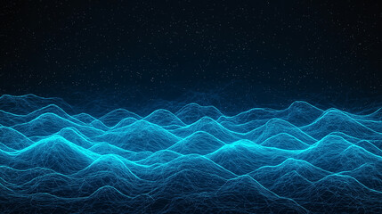 Fototapeta premium A colorful wave pattern with purple and blue colors