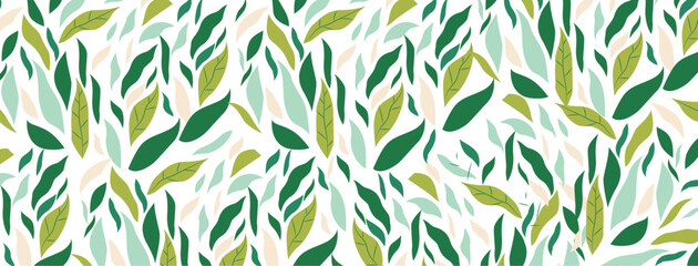 Leaf pattern in vector form. geometric abstract backdrop .