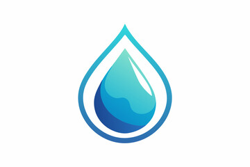 Water drop Logo Template vector illustration desig