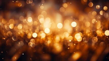 Defocused abstract lights glitter sparkleblurred background. Bokeh background.