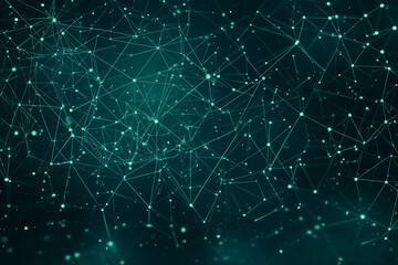 Obraz premium A blue background with a lot of lines and dots