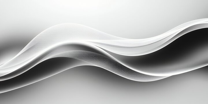 Abstract wavy design with a gray and white color scheme.
