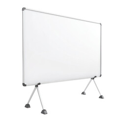Presentation Board side view isolate on transparent background