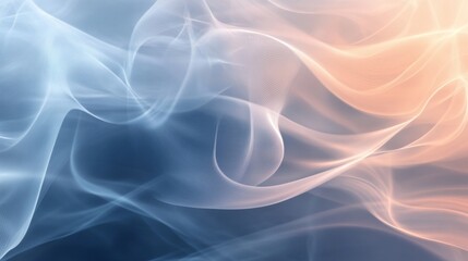 Fototapeta premium A serene abstract background with flowing lines and muted tones, evoking a sense of tranquility and elegance for a refined and stylish appearance.