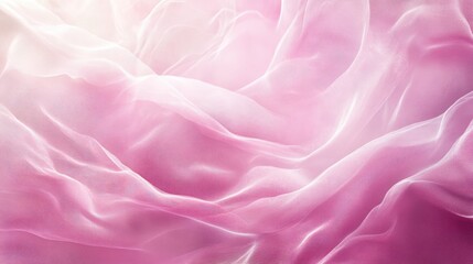 Obraz premium A textured pink abstract background with soft waves and light accents, creating a vibrant and delicate visual.