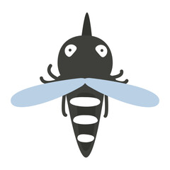 mosquito character. mosquito carrier of dengue fever disease
