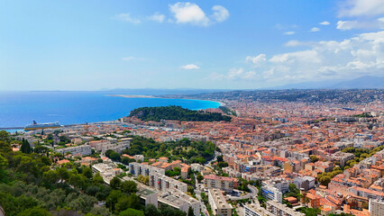 Nice, France - bird's eye view