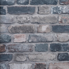 coloured old brick wall texture background