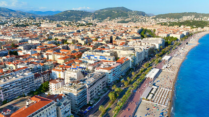 Nice, France - bird's eye view
