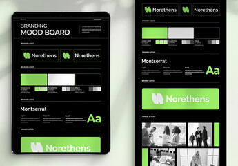 Modern Brand Moodboard Design Template