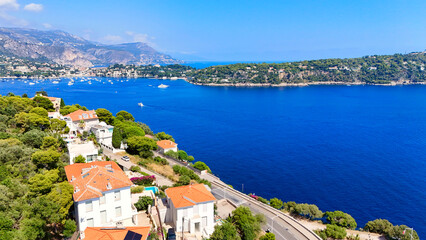 Obraz premium Nice, France - bird's eye view