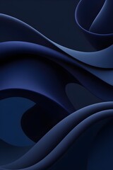 A smooth abstract background with flowing waves and circular patterns in a futuristic design featuring soft blue tones and curves