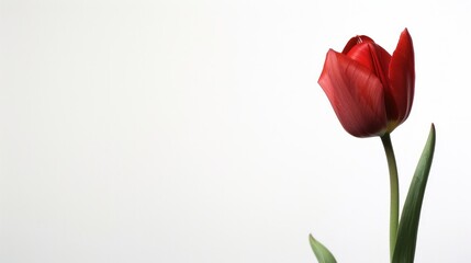 standing tall and proud against a backdrop of pure white, exuding an aura of elegance and tranquility.