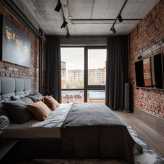 interior of a hotel room