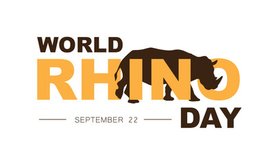 World Rhino Day, September 22.