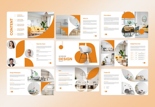 Interior Design Presentation Layout