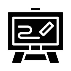 Chalkboard glyph icon