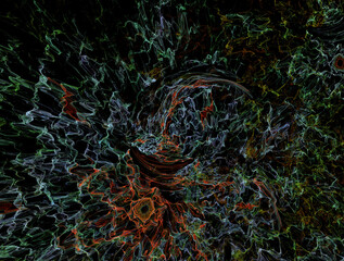 Imaginatory fractal abstract background Image