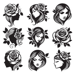 Fototapeta premium Elegant Hairstyles for Modern Women