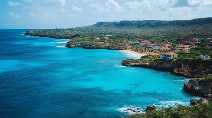 Views of Curacao from Caracasbaai
