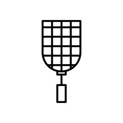 fly swatter line icon