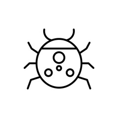 insect line icon