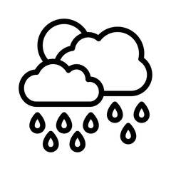 drizzle line icon