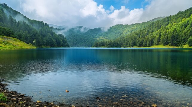 Armenia's forest lake, Parz
