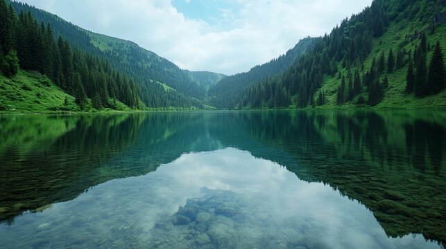 Parz Lake in Armenia's forest
