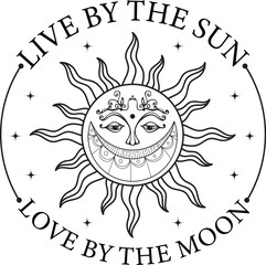 Boho Inspirational Lettering Concept Typography T-Shirt Design