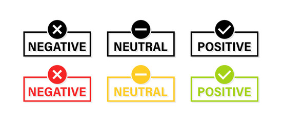 Mood level set icons. Flat and silhouette style. Vector icons.