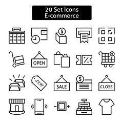 business and finance icons set