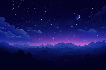 Night sky landscape astronomy outdoors.