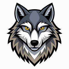 Fototapeta premium wolf head vector