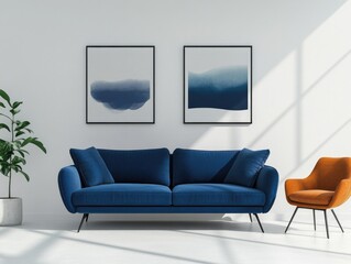 Contemporary Living Room Furniture Set