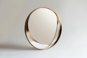 mirror concept on white background 